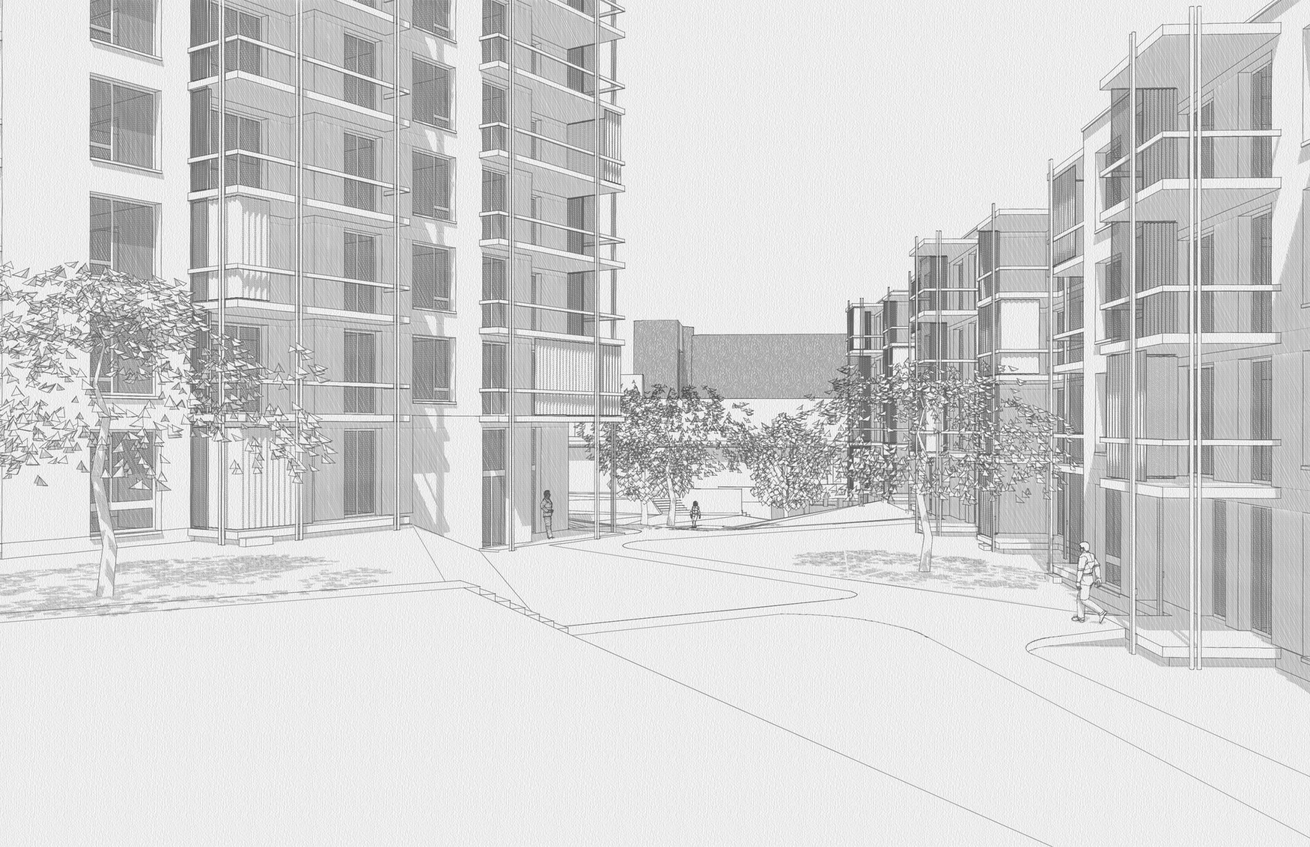 Blick auf den Innenhof