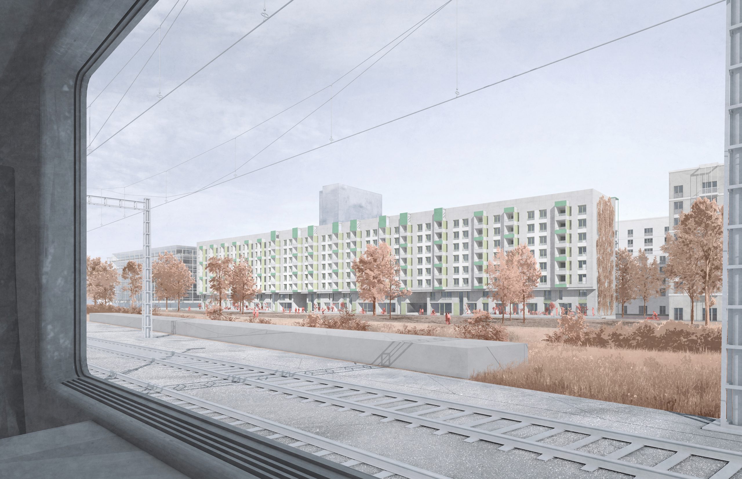 View on the Street Facade