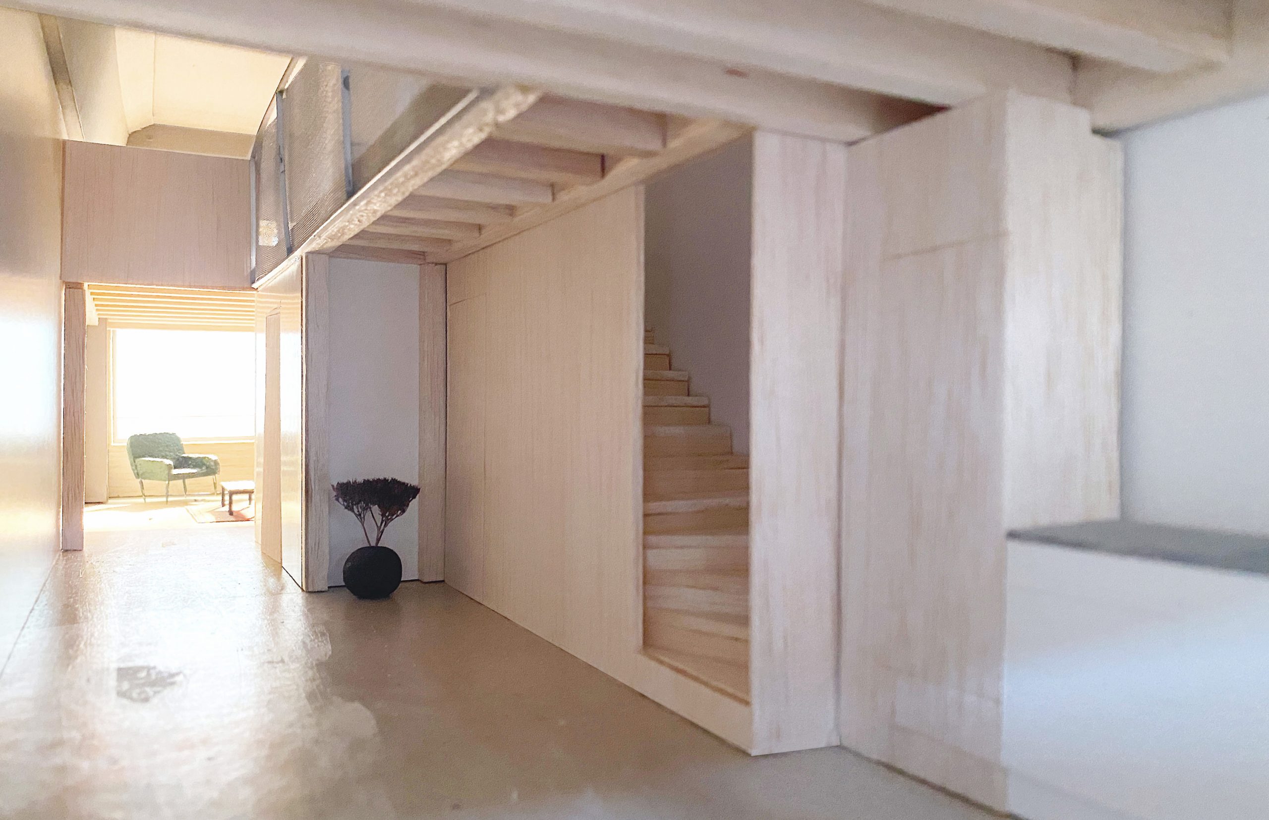 4 room maisonnette apartment