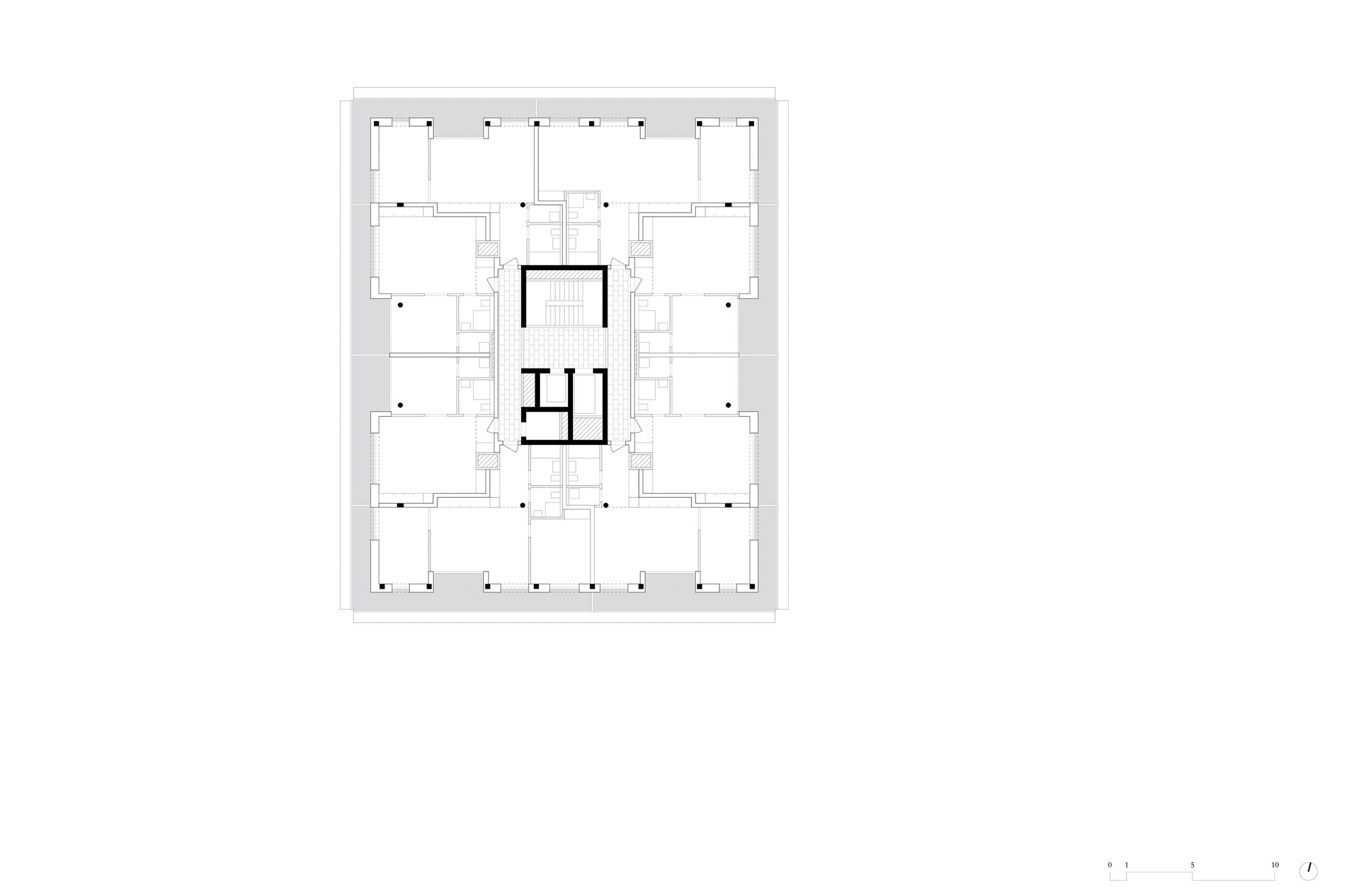 11 to 16th floor - Residential