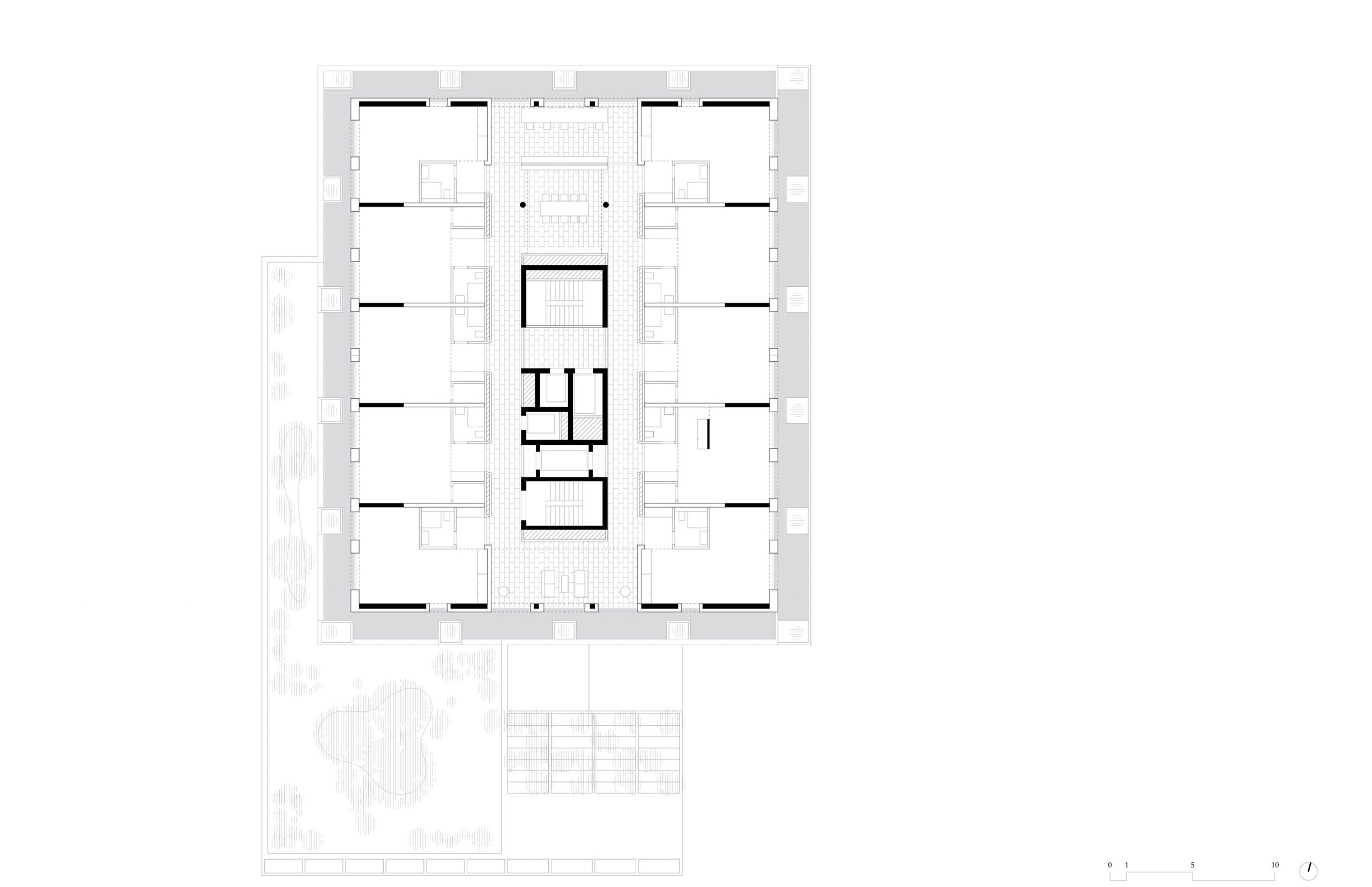 5. / 7. Obergeschoss - Pflegestudios