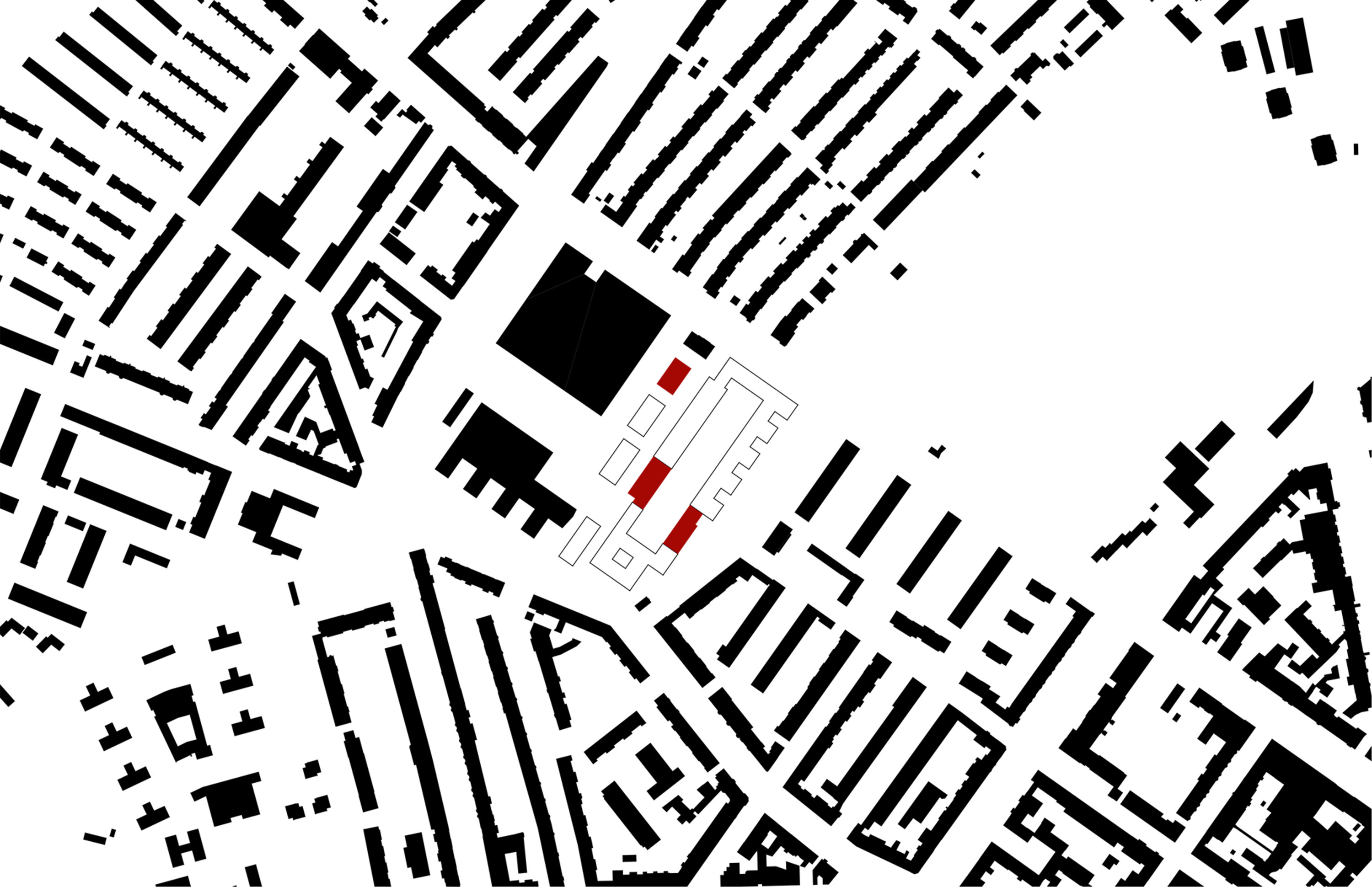 Figure-ground diagram Westfeld Basel