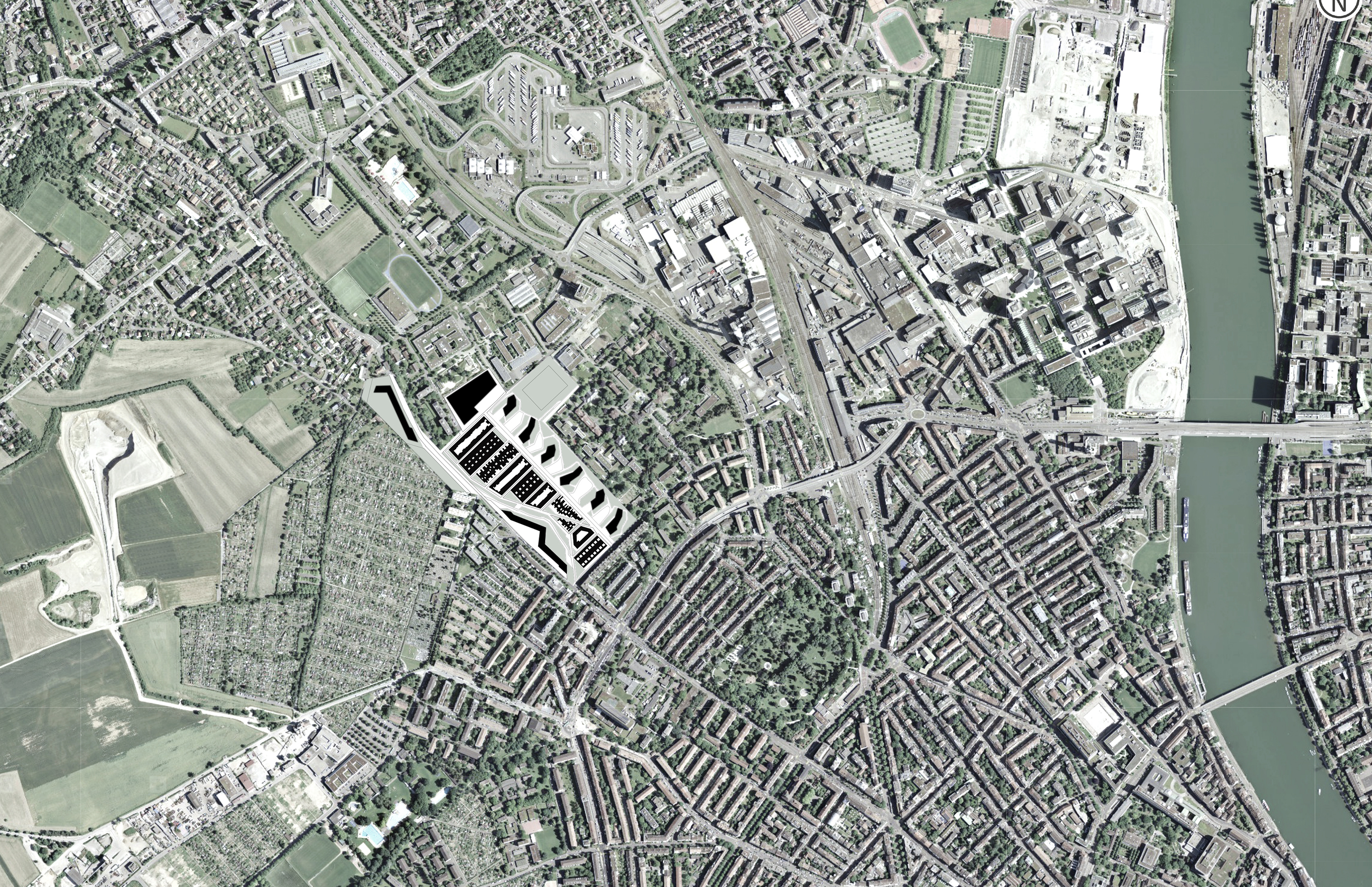 Planungsperimeter mit Projekt