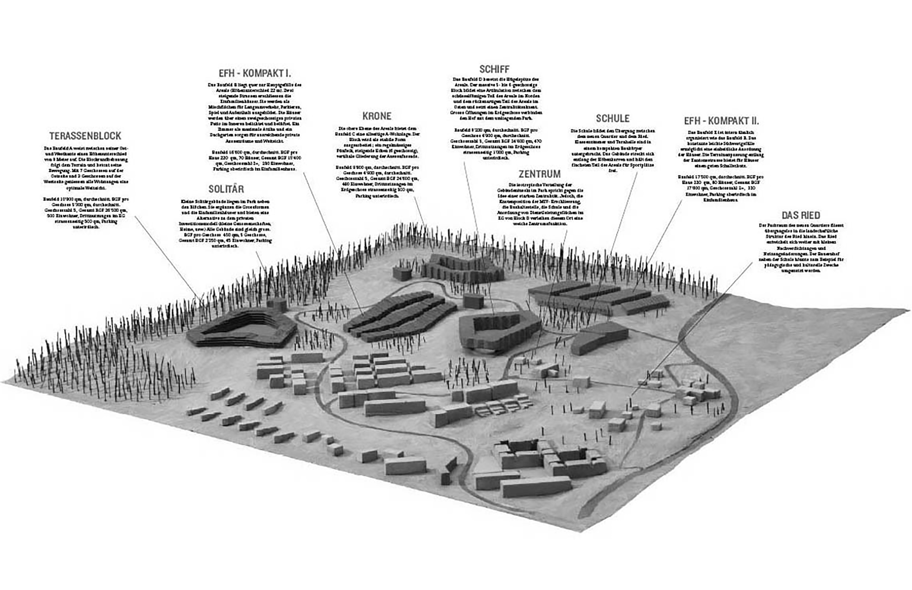 Visualization of the urban strategy
