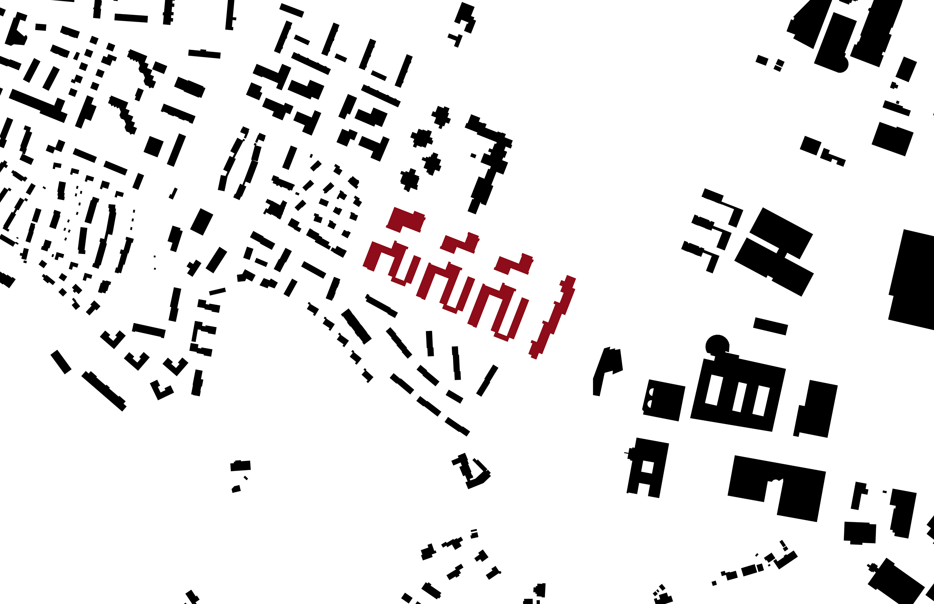 Figure-ground diagram Schwamendingen