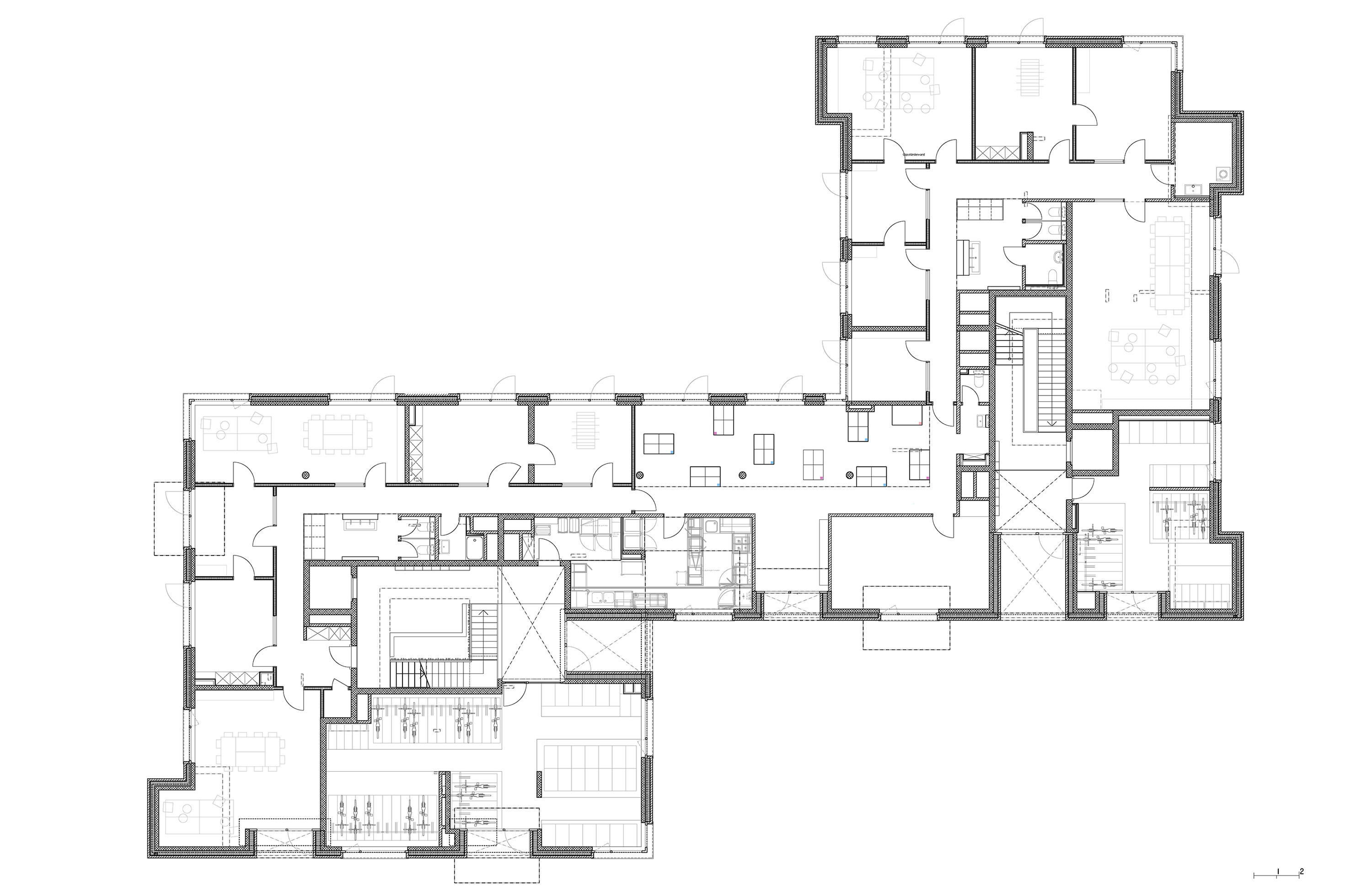 Grundriss im EG Haus E