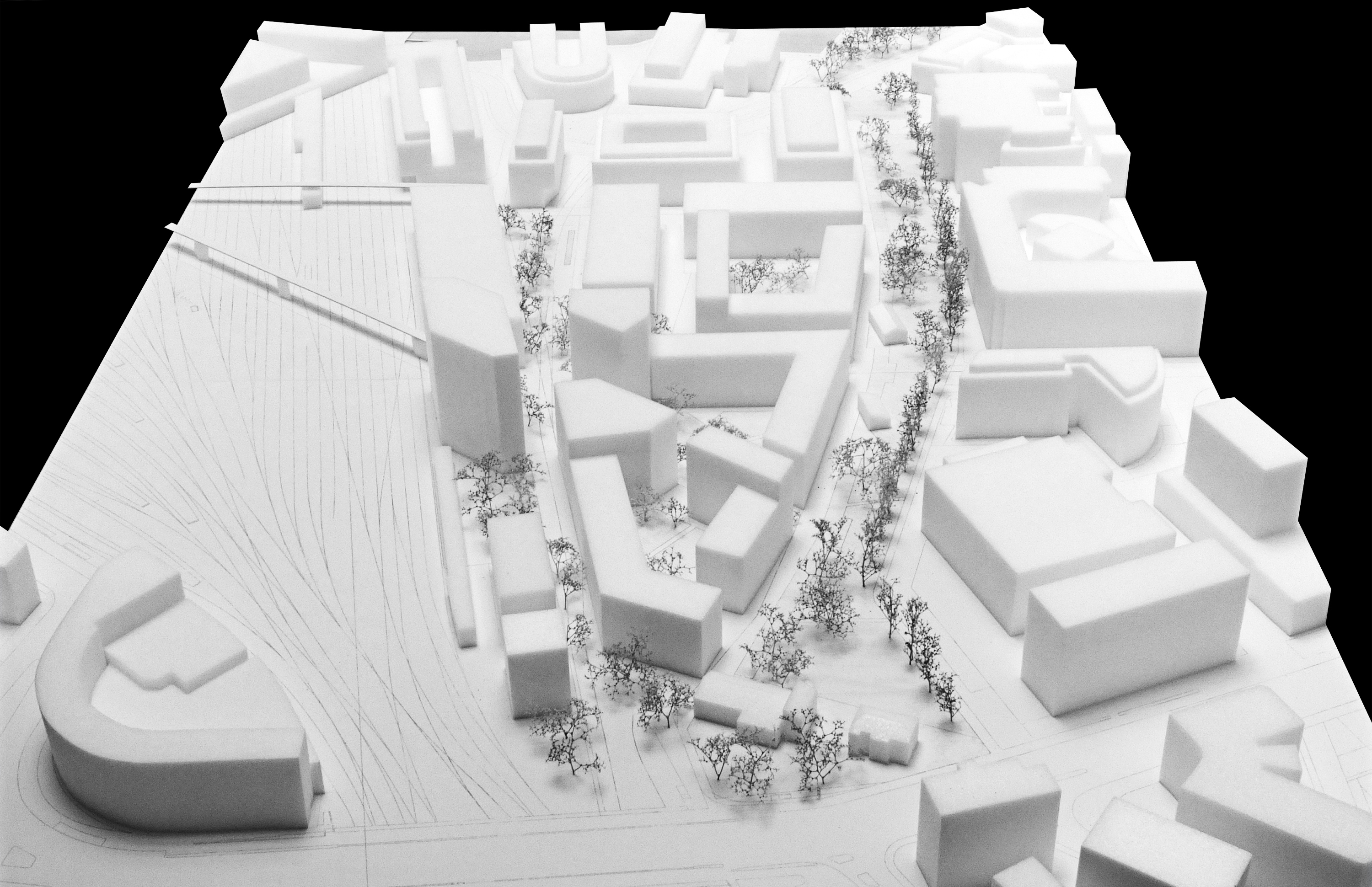 Modell mit Verdichtungskonzept