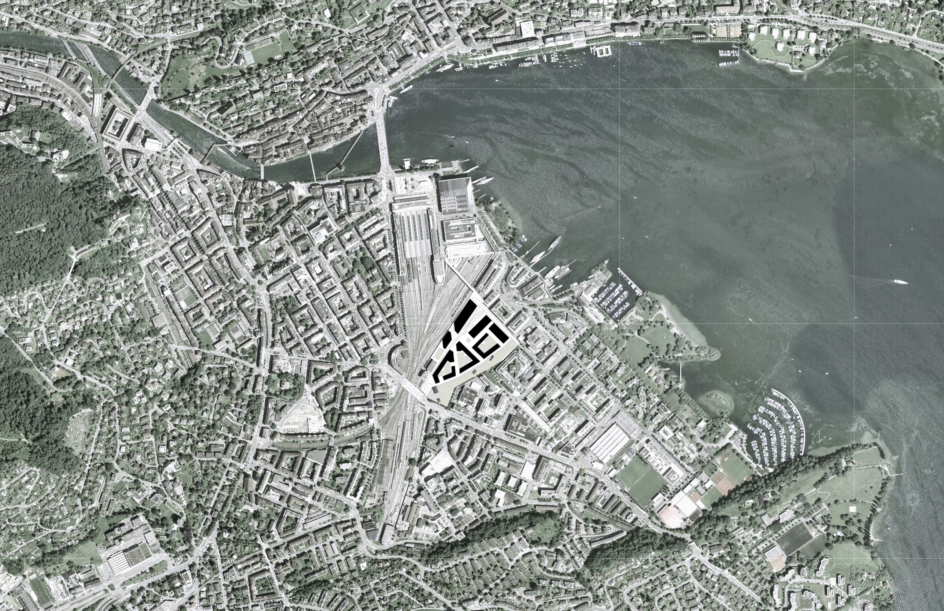 Planungsperimeter mit Projekt