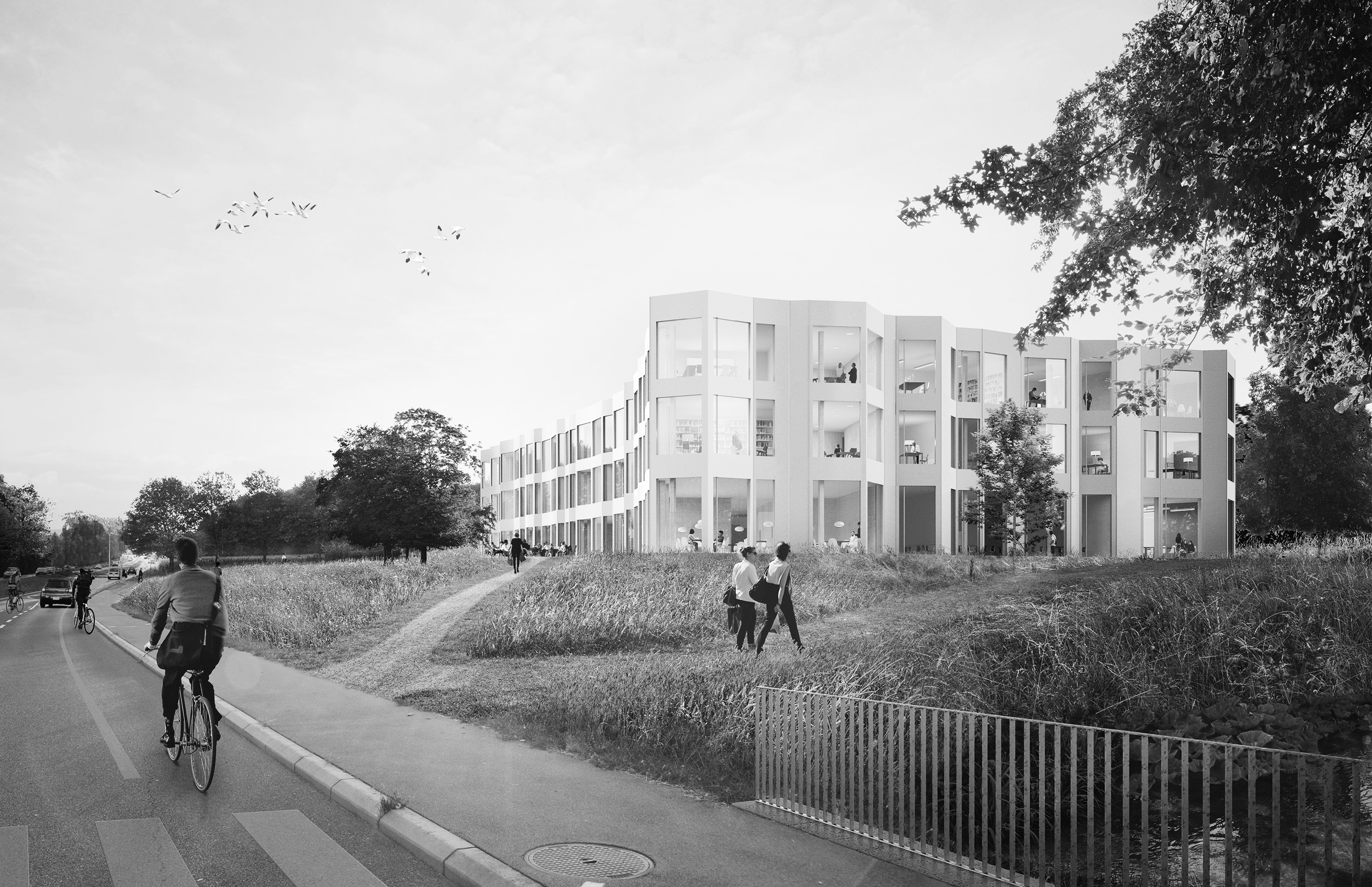 Visualisierung Neubau Sportcluster