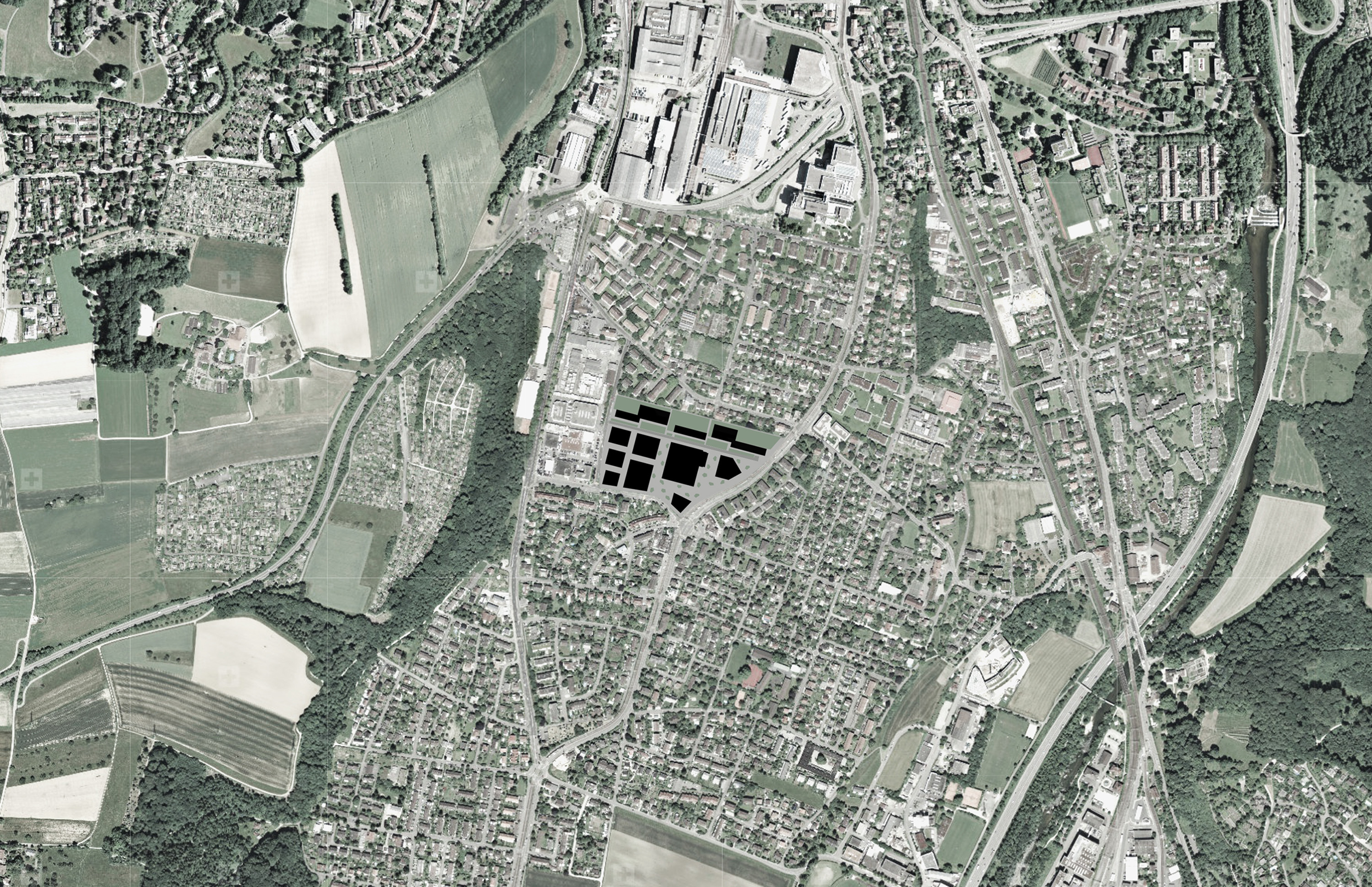 Planungsperimeter mit Projekt