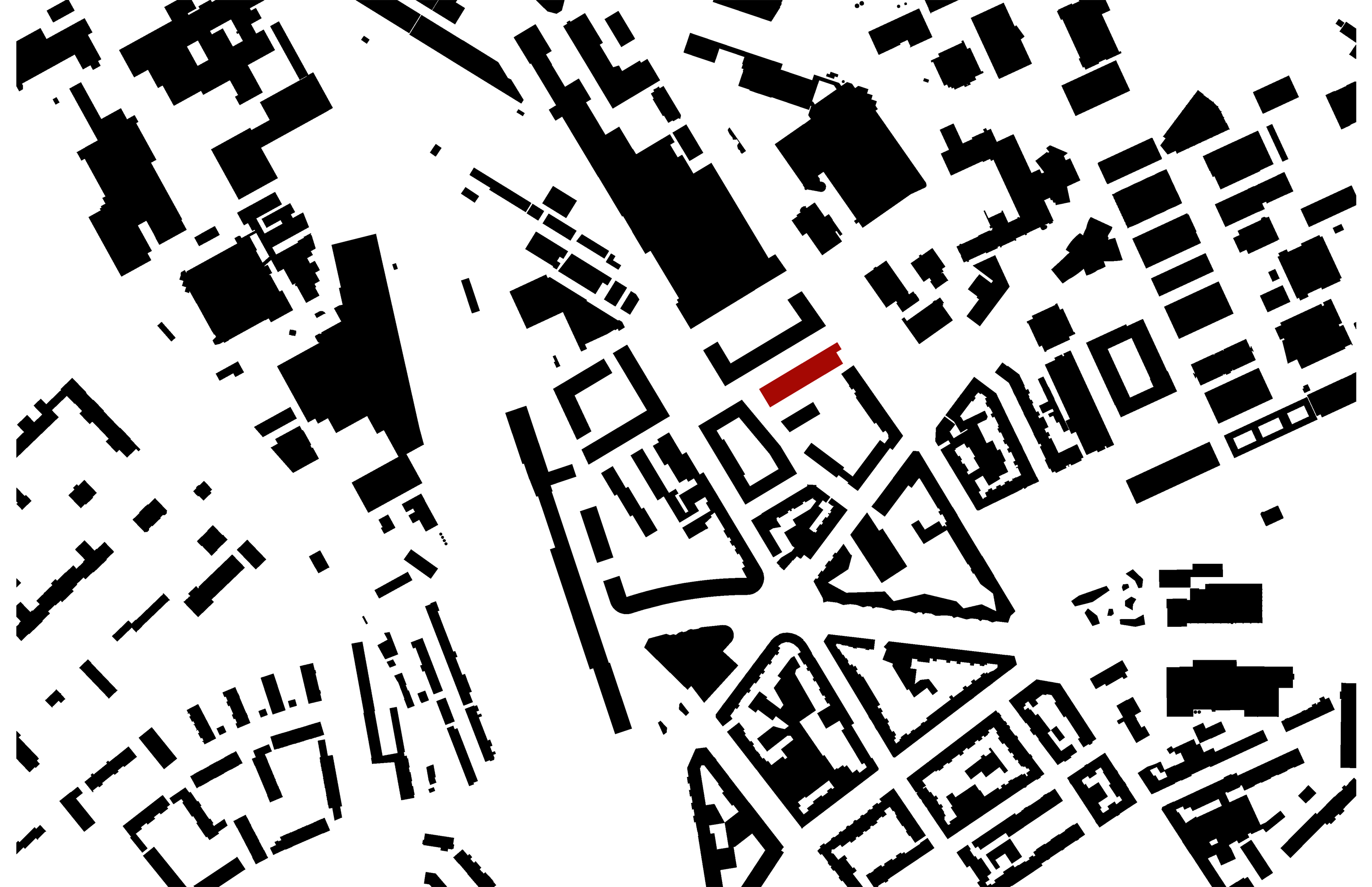 Figure-ground diagram Lysbüchel Basel